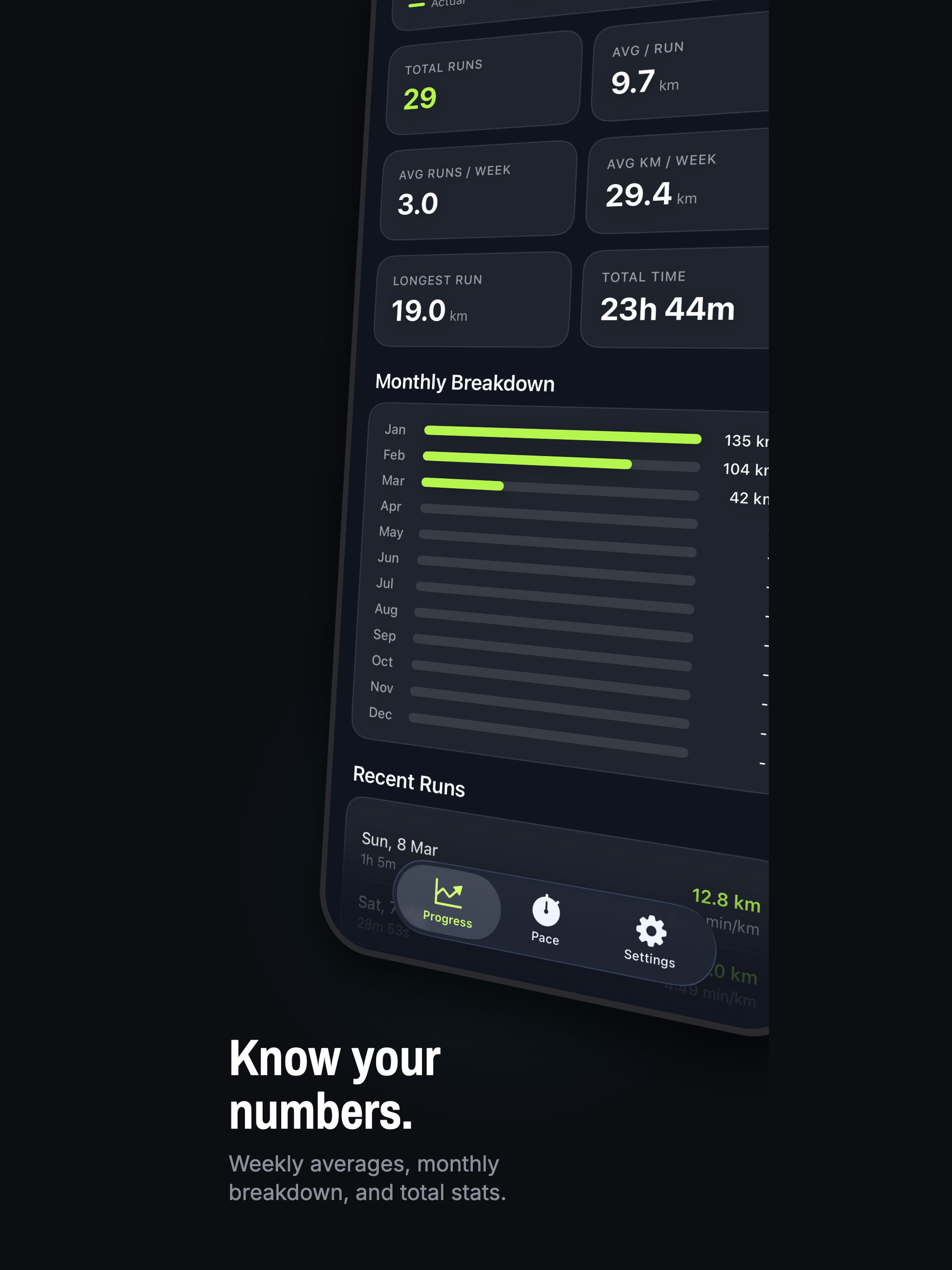 RUNalytics: Yearly Run Stats screenshot 9