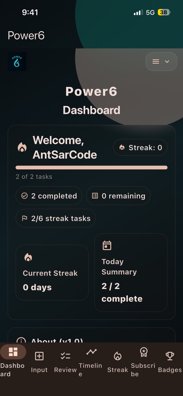 iPhone screenshot