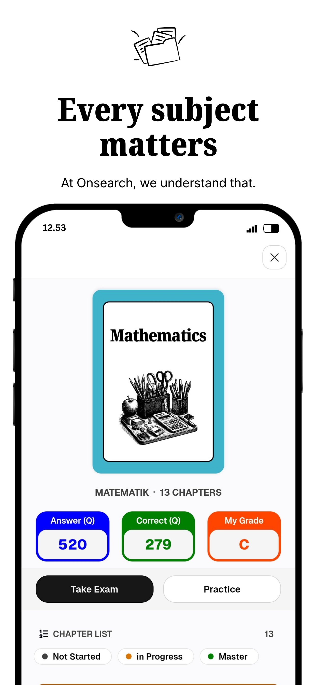 onSearch Study screenshot 5