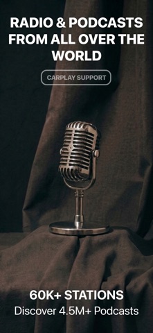 Radio FM: Live Music & Podcast iPhone screenshot