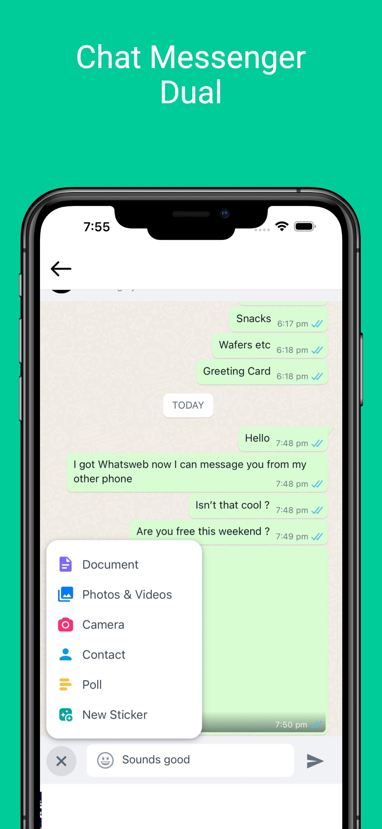 Web Messenger Chat Dual