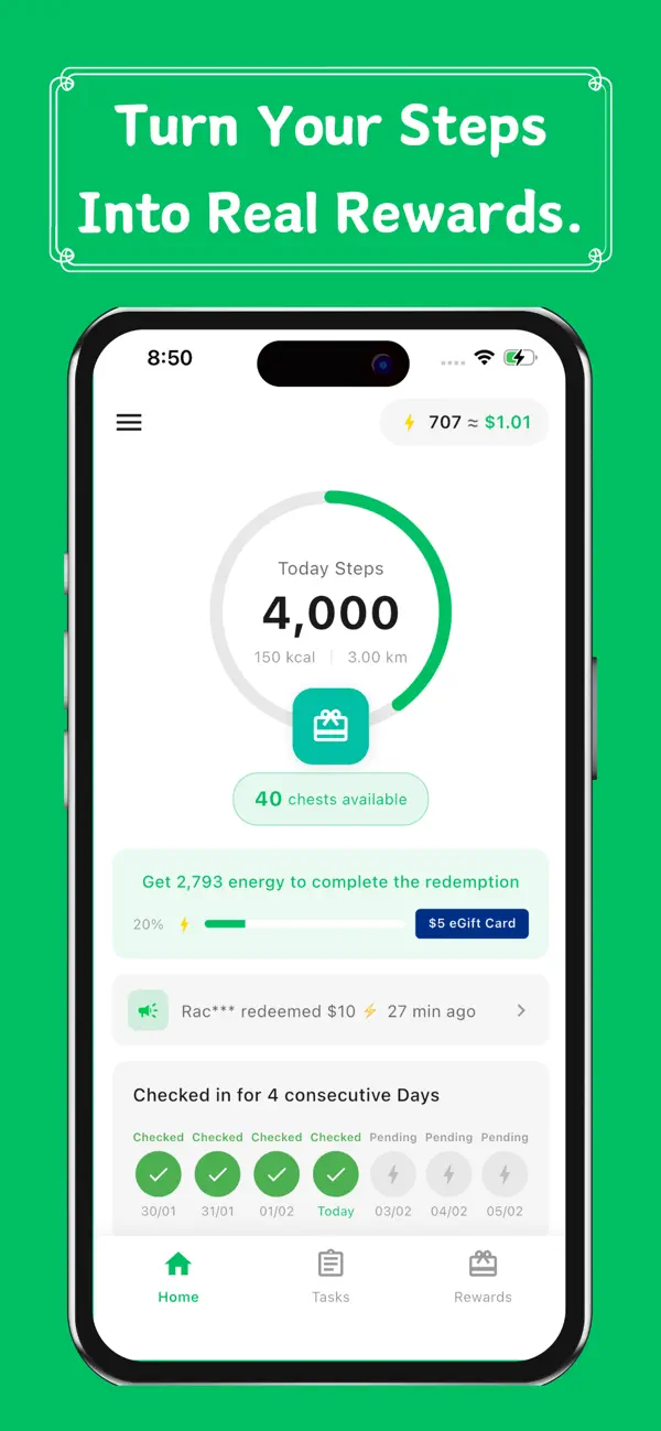#2. Step Task (iOS) Przez: Tianjin Zhihuiyunke Information Technology Co., Ltd.