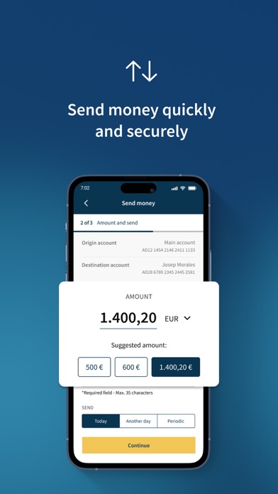 MoraBanc iPhone screenshot 3 - Finance app