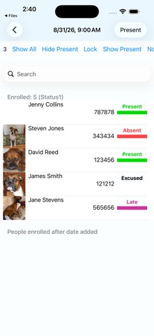 Attendance2 Screenshot 2 of 5