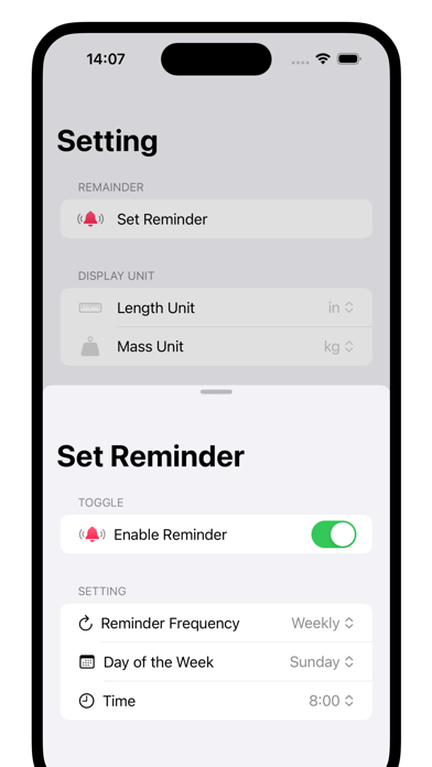 GrowNote - Baby Growth Tracker Screenshot