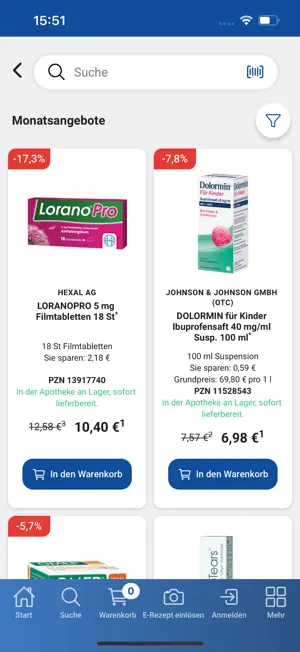 Lemberg Apotheke Affalterbach screenshot 2