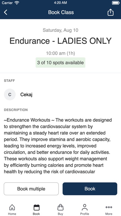 Optimyze Health & Fitness Screenshot