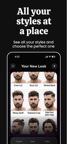 AI Hairstyle and Beard Try-on screenshot