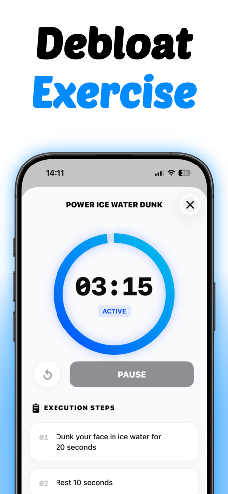 Debloat: nobloat your face screenshot 1