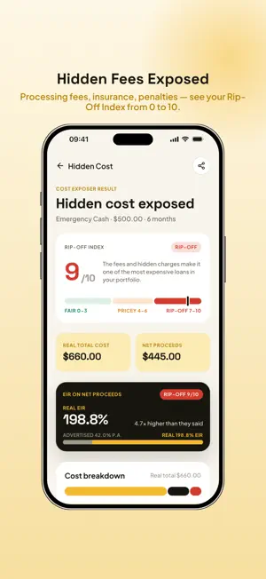 Cashee CostScope screenshot 3