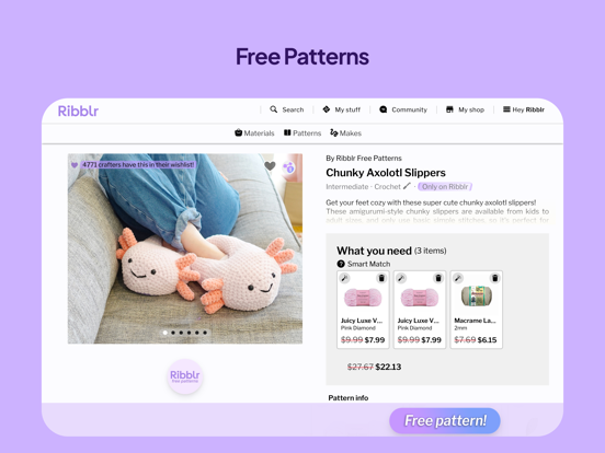 Screenshot #4 pour Ribblr - Crochet & Knitting