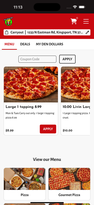 Foxs Pizza Screenshot 2 of 3