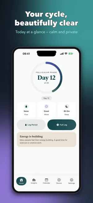 Cyla - Private Period Tracker screenshot 1