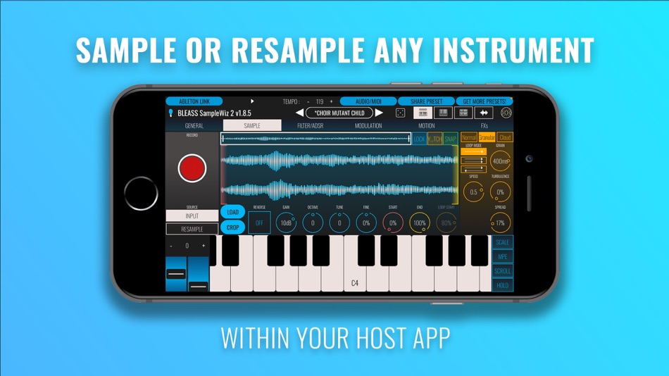 #3. BLEASS SampleWiz 2 (iOS) 由: BLEASS