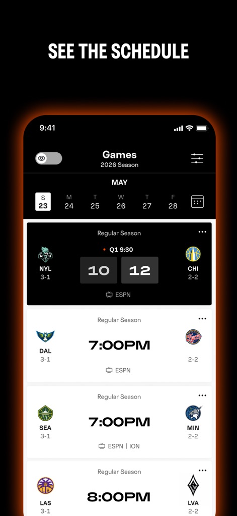 WNBA: Live Games & Scores - Sports App | MWM
