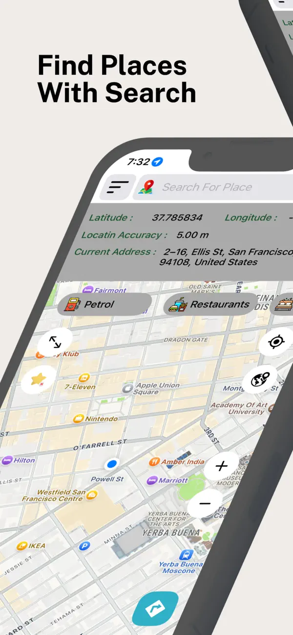 #1. Maps & GPS: Route Finder (iOS) Por: Bansari Sheladiya