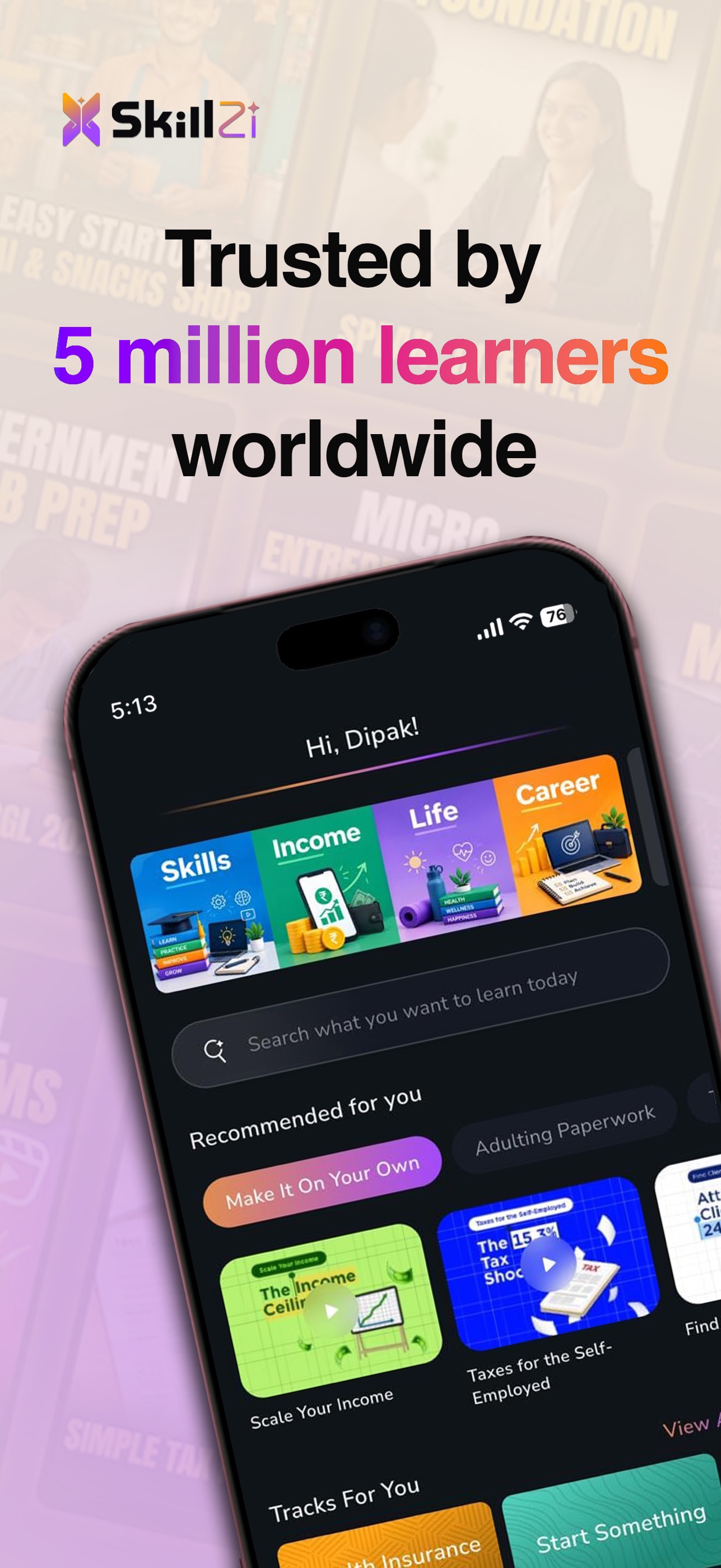 Screenshot 4 of SkillZi: Learn & Earn via AI