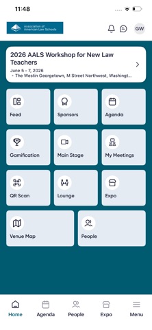 AALS Events 2026 iPhone screenshot
