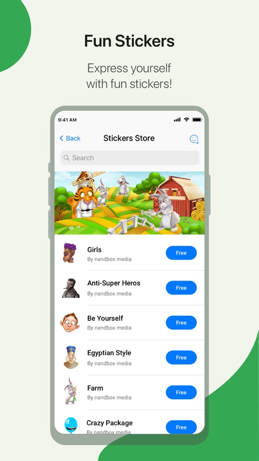 #7. nandbox Messenger:Chat & Calls (iOS) Podle: nandbox Inc.