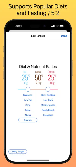Nutrients & Calories screenshot 2