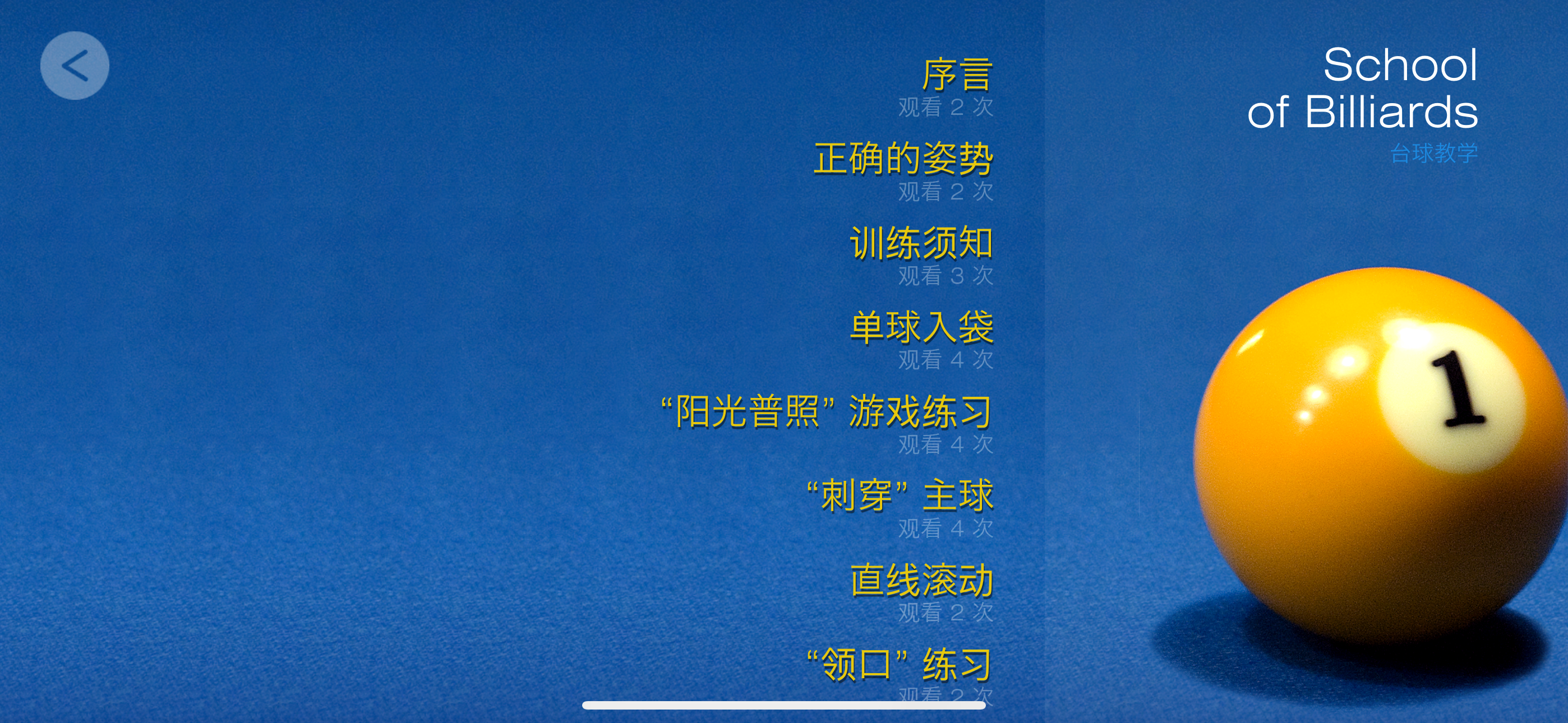 Billiard School (Chinese ed.)