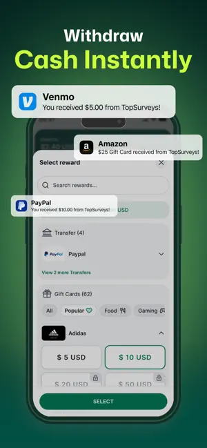 TopSurveys: Earn Free Cash Now iPhone screenshot 6