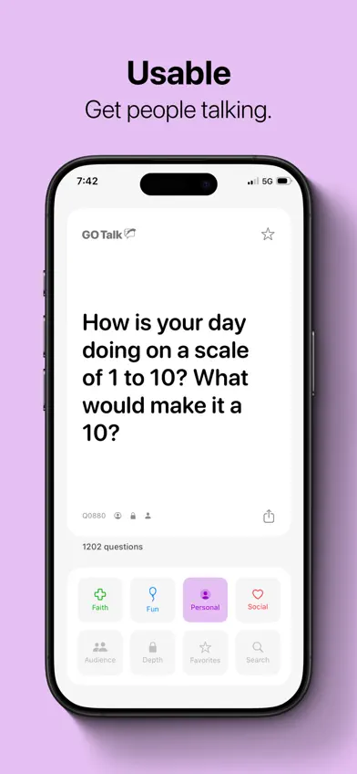 GO Talk discussion starter screenshot 4