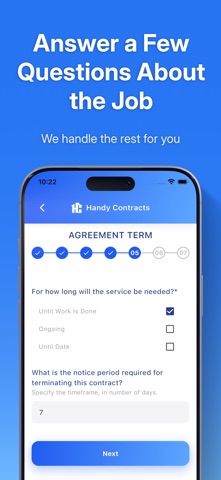 Handy Contracts iPhone screenshot