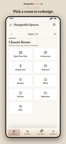 Shoppable AI Interior Design Screenshot 7 of 8