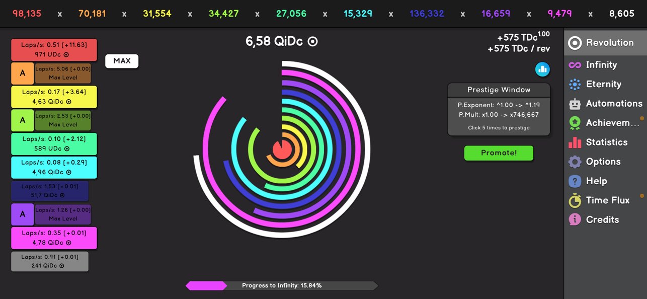 Revolution Idle Hack screenshot 2 - game app interface