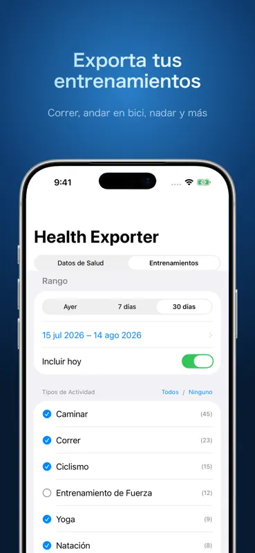 Health Exporter & Shortcuts screenshot 3 of 7