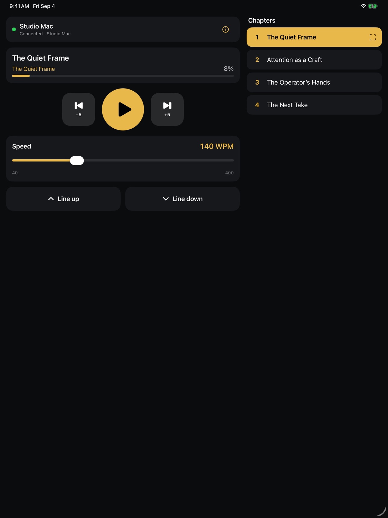 Screenshot 6 of Prompter Desk Remote