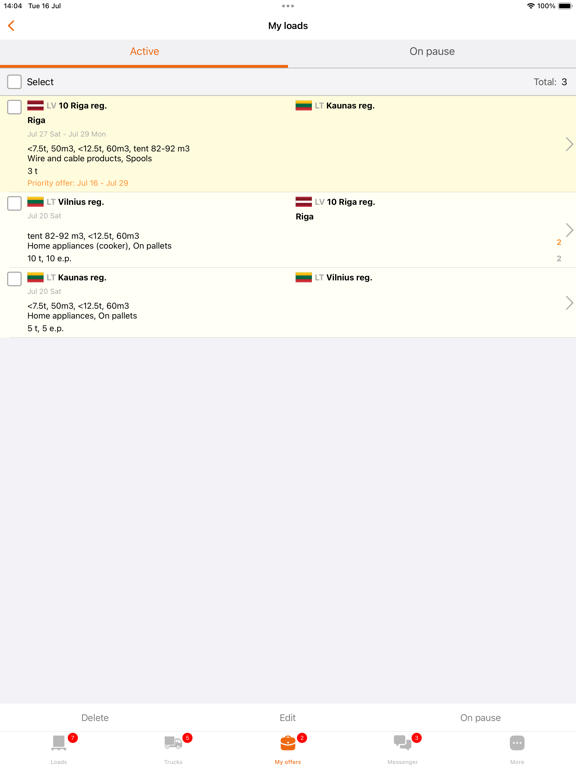 Screenshot #6 pour Cargo.LT