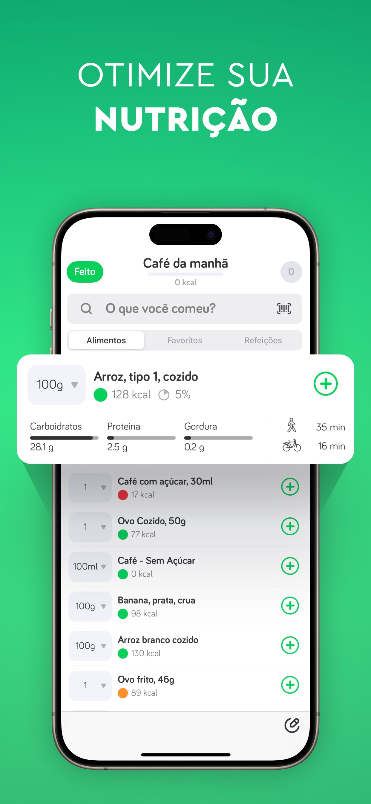Contador de calorias - Arise