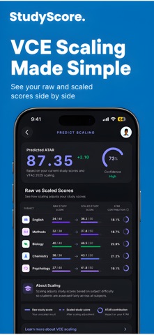 StudyScore: ATAR Predictor Screenshot 6 of 10