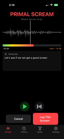 Primal Scream app screenshot 2