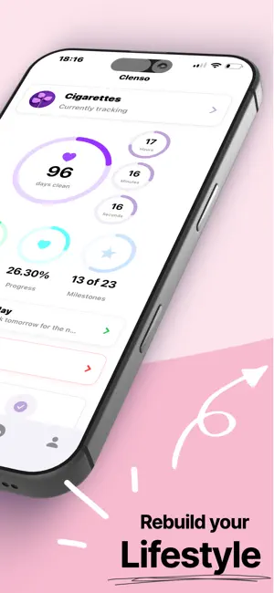 Quit smoking now: Clenso AI screenshot 2