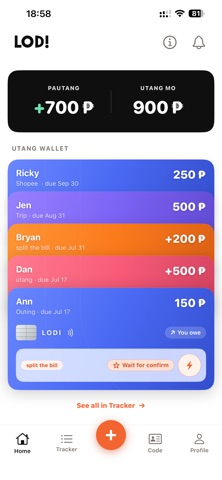 LODI Utang Tracker Screenshot 2 of 7