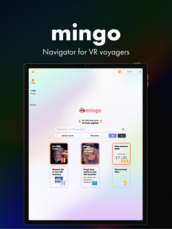 Screenshot #4 pour mingo - Find new VR friend