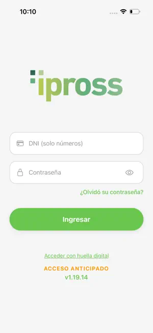 Ipross Obra Social Río Negro iPhone screenshot 1
