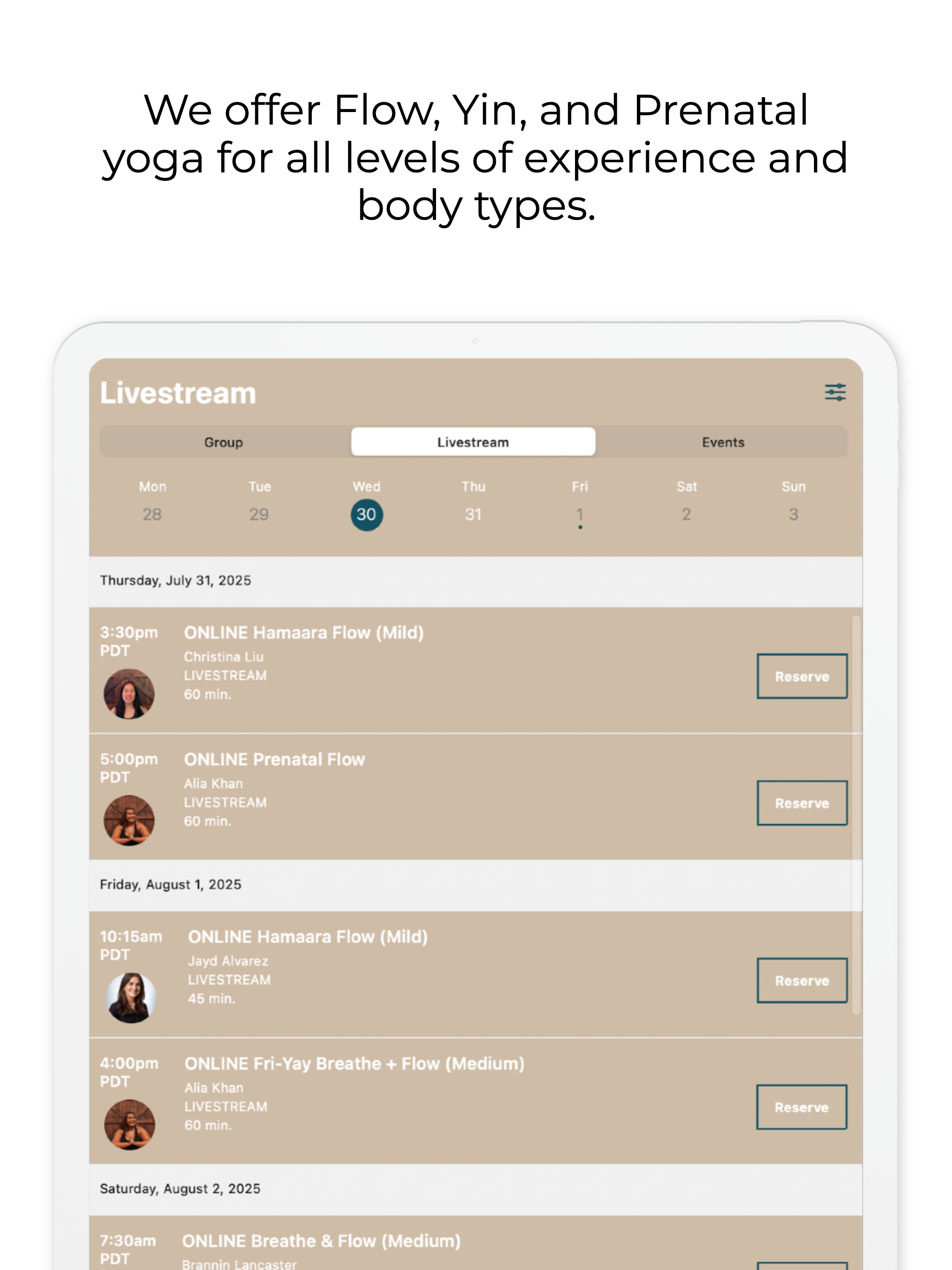 Oak + Lotus Yoga screenshot 7