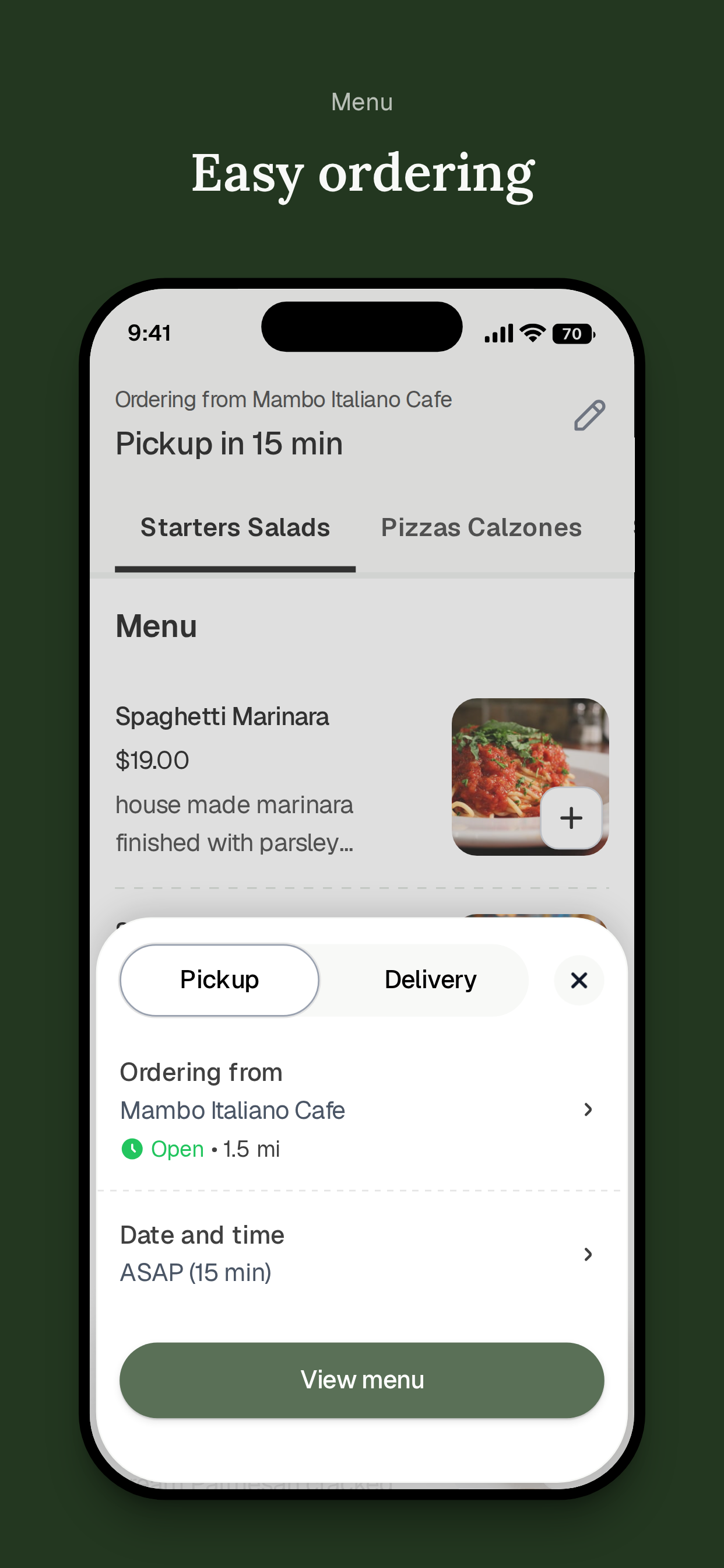 Mambo Italiano Cafe screenshot 3
