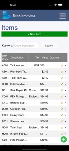 Brisk Invoicing Screenshot 5 of 10