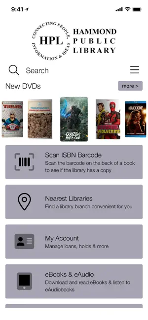 Hammond Public Library screenshot 1