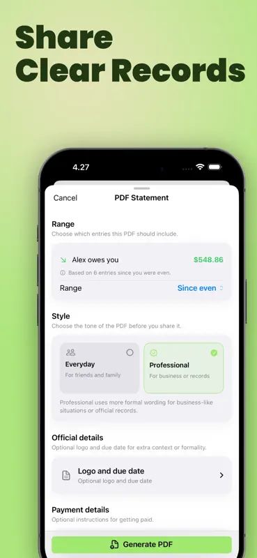 Loan Tracker: You Owe Me screenshot 6 of 10