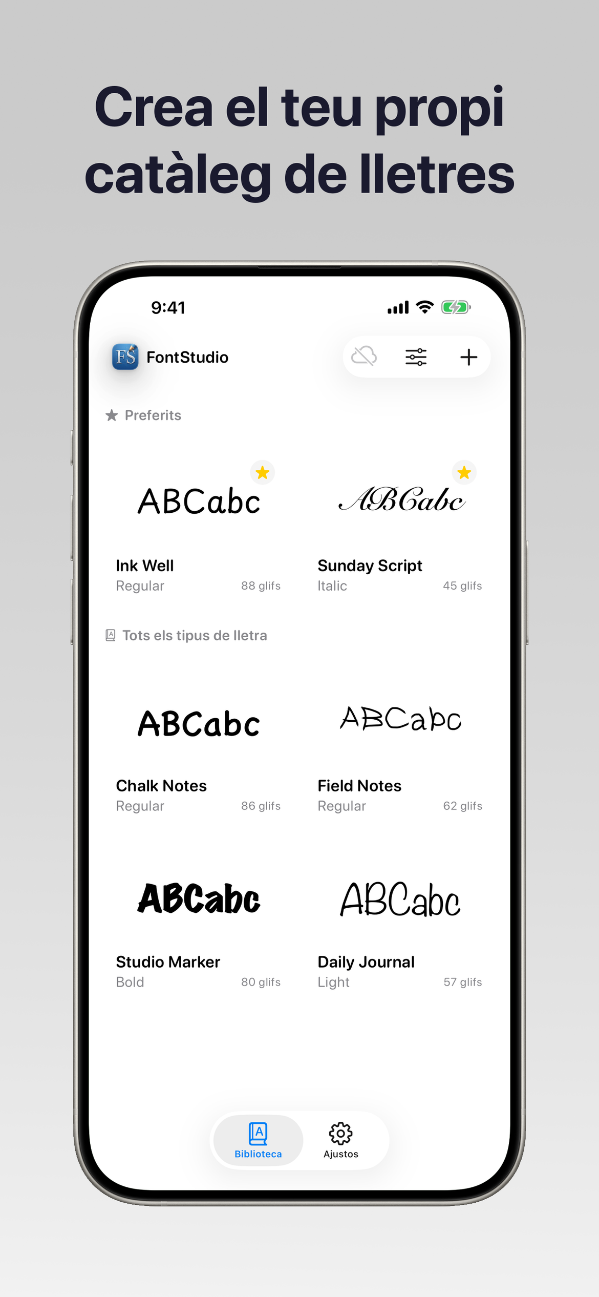 FontStudio app screenshot 3