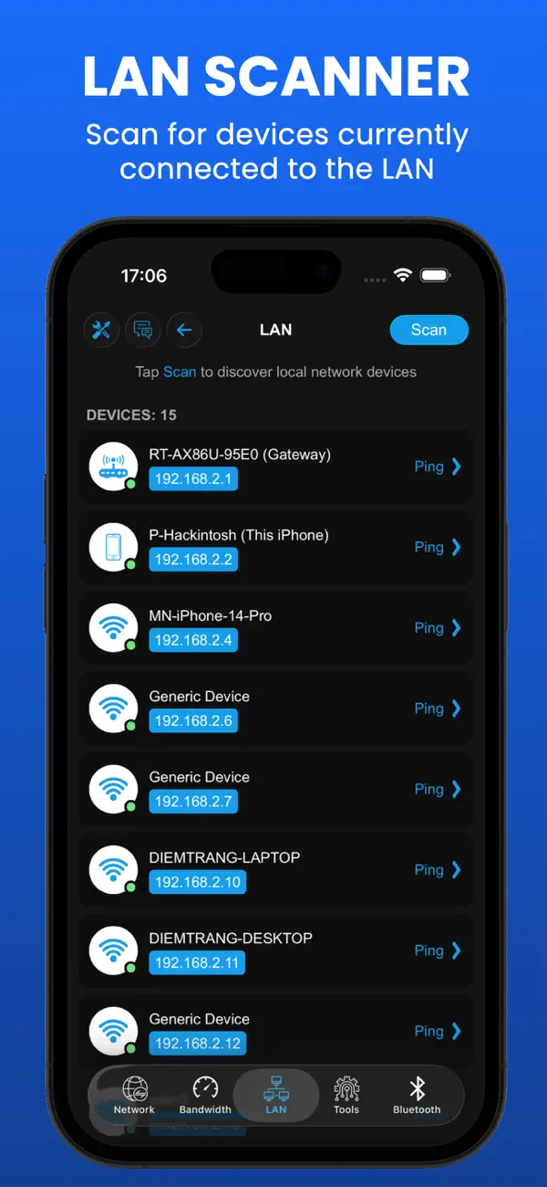 #3. WIFI Analyzer - DNS Speed Test (iOS) Von: Phan Nhut