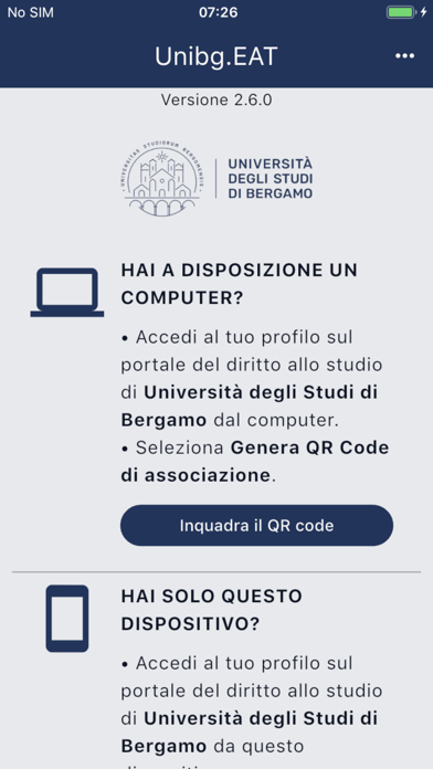 Unibg.EAT Screenshot