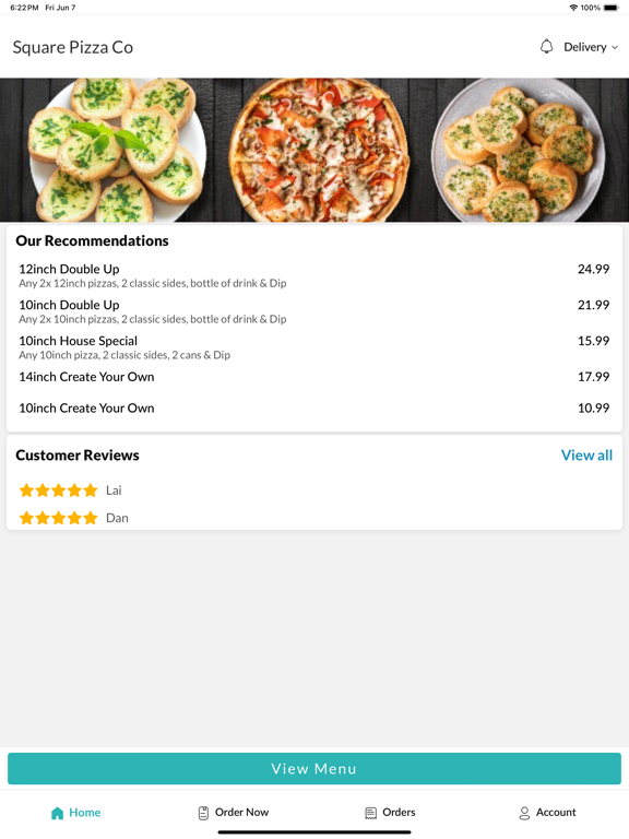 Screenshot #5 pour The Square Pizza Corner