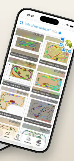 Screenshot von Gleispläne auf dem iPhone 2